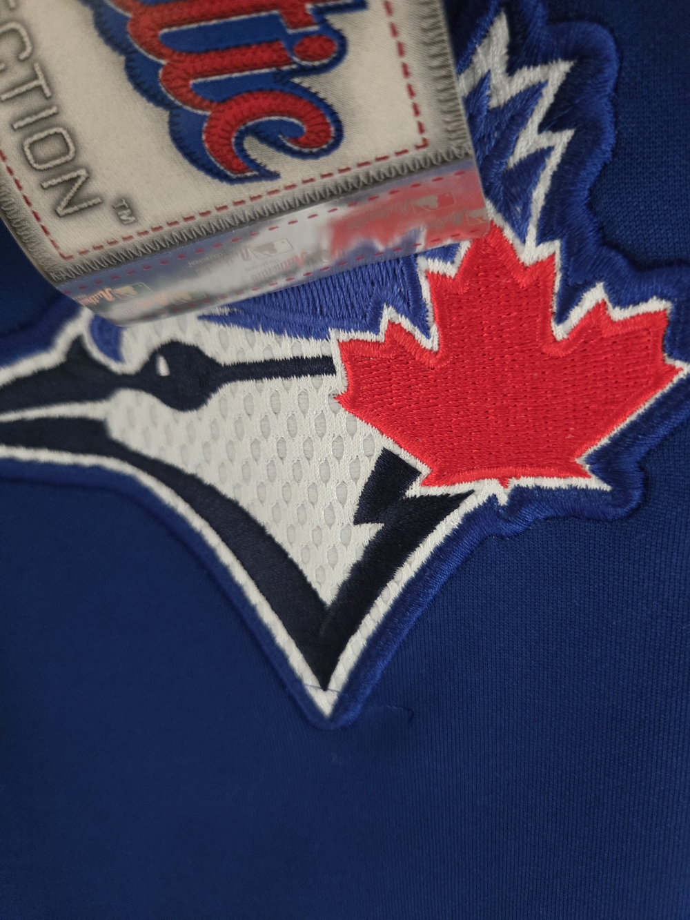 Toronto Blue Jays Majestic Navy Pullover Sweatshirt - Picture 7 of 16